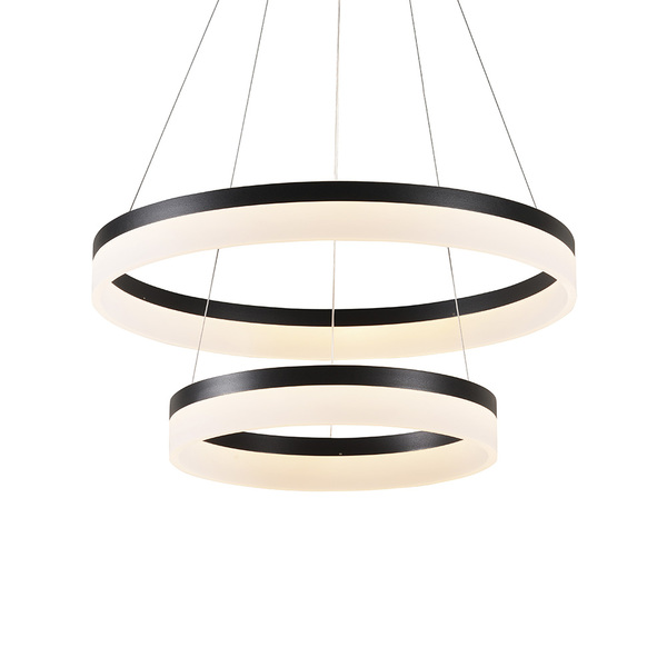 Lustre Pendente Sindora Dcd03008 Preto Led Bivolt