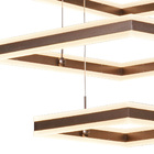 Lustre Pendente Sindora Dcd03049 Marrom Led Bivolt