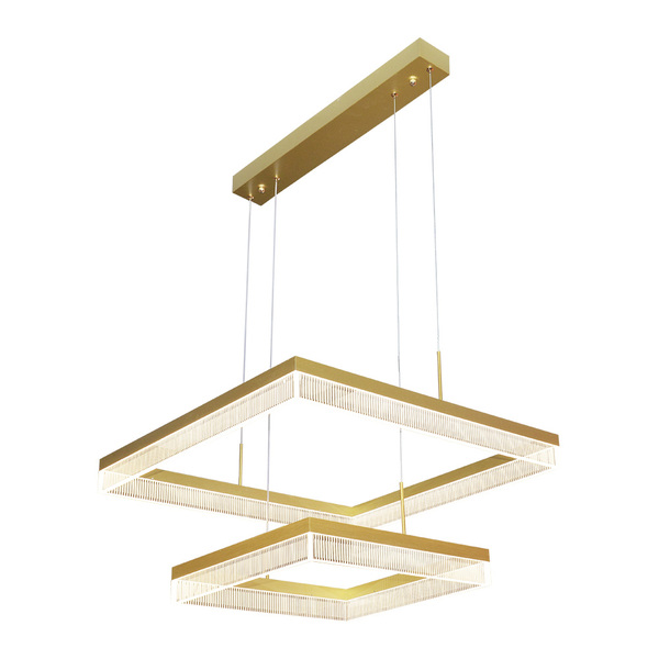 Lustre Pendente Sindora Dcd03162 Dourado Led Bivolt