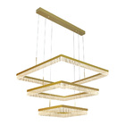 Lustre Pendente Sindora Dcd03163 Dourado Led Bivolt