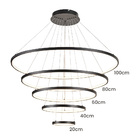 Lustre Pendente Sindora Qd05314 Preto Led Bivolt