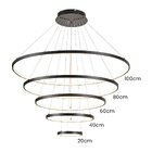 Lustre Pendente Sindora Qd05454 Preto Led Bivolt
