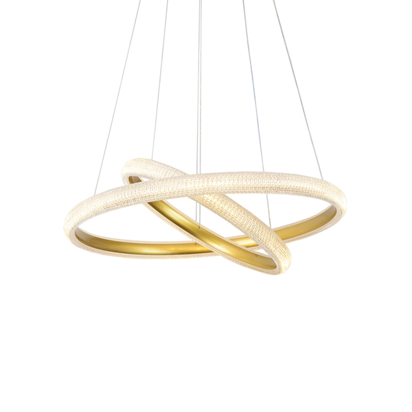 Lustre Pendente Skylight Apogeu 4010 Led Bivolt Dourado
