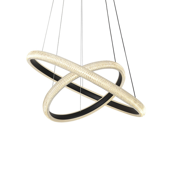 Lustre Pendente Skylight Apogeu 4010 Led Bivolt Preto