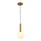 Lustre Pendente Skylight Basic 3123 G9 Bivolt Dourado/branco