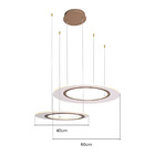Lustre Pendente Skylight Bateau 4074 Led Bivolt Dourado / Tra