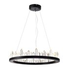 Lustre Pendente Skylight Cave 3095 Led Bivolt Preto