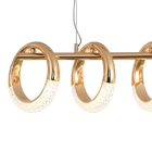 Lustre Pendente Skylight Diamond 3098 Rose Gold Led Bivolt