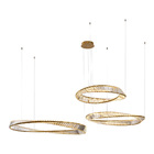 Lustre Pendente Skylight Domino 4043 M Led Bivolt Dourado