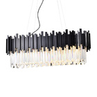 Lustre Pendente Skylight Fancy 3013-1 G9 Bivolt Preto/transpa