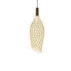 Lustre Pendente Skylight Honey 4091s 40cm Led Bivolt Dourado