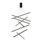 Lustre Pendente Skylight Opus 4020 Led Bivolt Preto Sky-4020pt