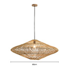 Lustre Pendente Skylight Ôtaki 4045 G Rattan E27 Bivolt