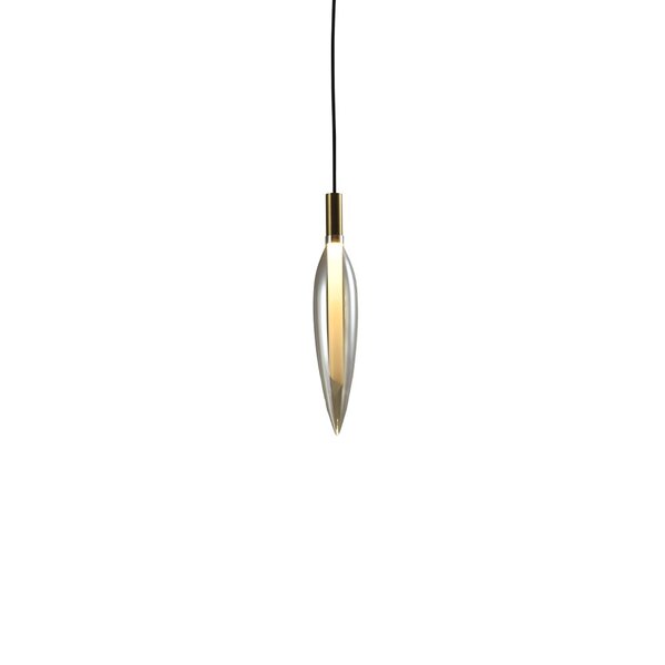 Lustre Pendente Skylight Pencil 4096 43cm Led Bivolt Dourado