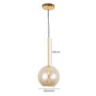 Lustre Pendente Skylight Posh 3048 G9 Bivolt Dourado