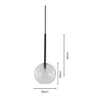 Lustre Pendente Skylight Posh 3049 G9 Bivolt Preto