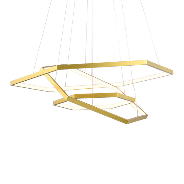 Lustre Pendente Skylight Sammy 4008 Led Bivolt Dourado