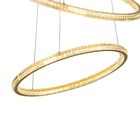 Lustre Pendente Skylight Saturno 3357 Dourado Led Bivolt