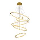 Lustre Pendente Skylight Saturno 3357 Dourado Led Bivolt