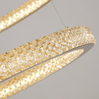 Lustre Pendente Skylight Saturno Dourado 3057 Led Bivolt Dour