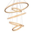 Lustre Pendente Skylight Saturno Dourado 3057 Led Bivolt Dour