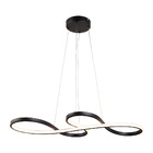 Lustre Pendente Skylight Strip 3016 Led Bivolt Preto