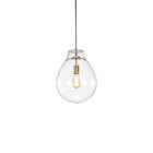 Lustre Pendente Skylight Tommy 3039 P E27 Bivolt Dourado/tran