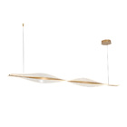 Lustre Pendente Skylight Yeux 4075 Led Bivolt Dourado / Trans