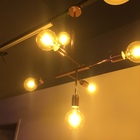 Lustre Pendente Sputnik Gold 6 Braço Luminaria Filamento G95