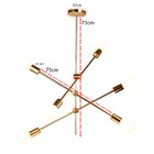 Lustre Pendente Sputnik Ipanema Moderno Luminária De Teto Iiu