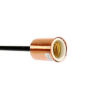 Lustre Pendente Sputnik Moderno Aranha 6 Braços Retrô Preto C