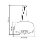 Lustre Pendente Startec Attractive 50 Cromado G9 Bivolt