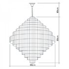 Lustre Pendente Startec Florença Belle 80 Dourado G9 Bivolt