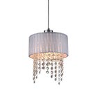 Lustre Pendente Startec Mini Diamond Prata E27 Bivolt