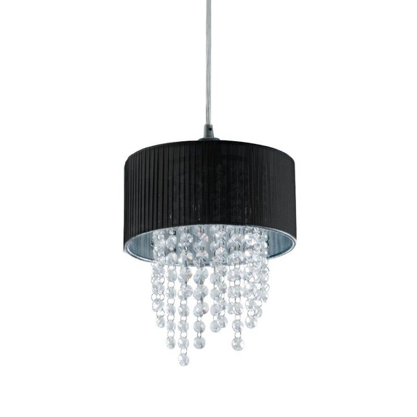 Lustre Pendente Startec Mini Diamond Preto E27 Bivolt