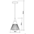Lustre Pendente Startec Rpx Brise E27 Bivolt Dourado