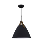 Lustre Pendente Startec Rpx Couro E27 Bivolt - Preto