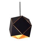 Lustre Pendente Startec Rpx Faces 1 Preto E27 Bivolt