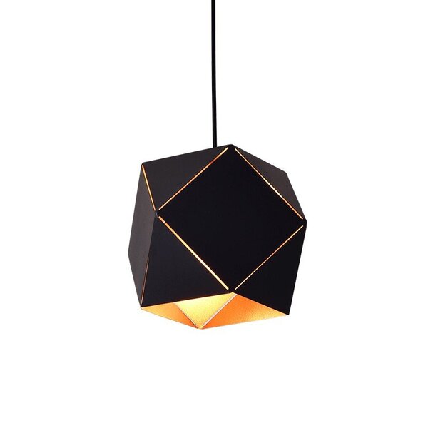 Lustre Pendente Startec Rpx Faces 1 Preto E27 Bivolt