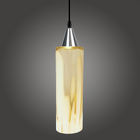 Lustre Pendente Taschibra  Anne Murano Leitoso Âmbar E27 Bivo