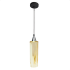 Lustre Pendente Taschibra  Anne Murano Leitoso Âmbar E27 Bivo