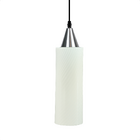 Lustre Pendente Taschibra Anne 20cm Leitoso E27 Bivolt Prata