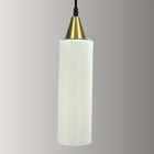 Lustre Pendente Taschibra Anne Branco Leitoso E27 Bivolt Ouro