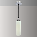 Lustre Pendente Taschibra Anne Branco Leitoso E27 Bivolt Prata