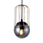 Lustre Pendente Taschibra Aramado Claw Cobre/fumê E27 Bivolt