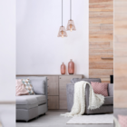 Lustre Pendente Taschibra Aramado Roma Cobre E27 Bivolt