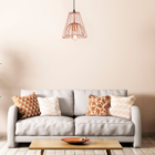 Lustre Pendente Taschibra Aramado Roma Cobre E27 Bivolt