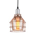 Lustre Pendente Taschibra Aro 160 E27 Bivolt Âmbar