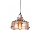 Lustre Pendente Taschibra Aro 260 Âmbar E27 Bivolt