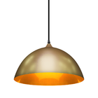 Lustre Pendente Taschibra Brooklyn  E27 Bivolt Ouro
